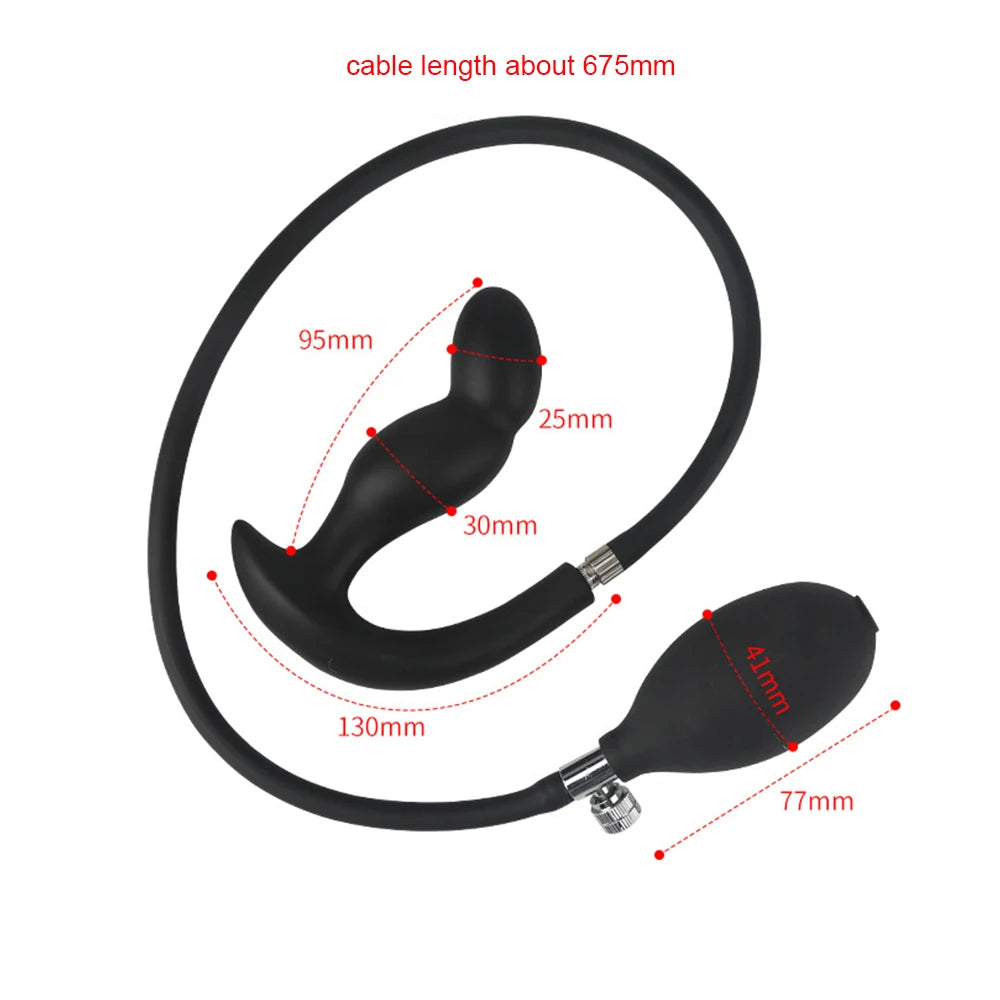 Inflatable Butt Plug Anal Dilator