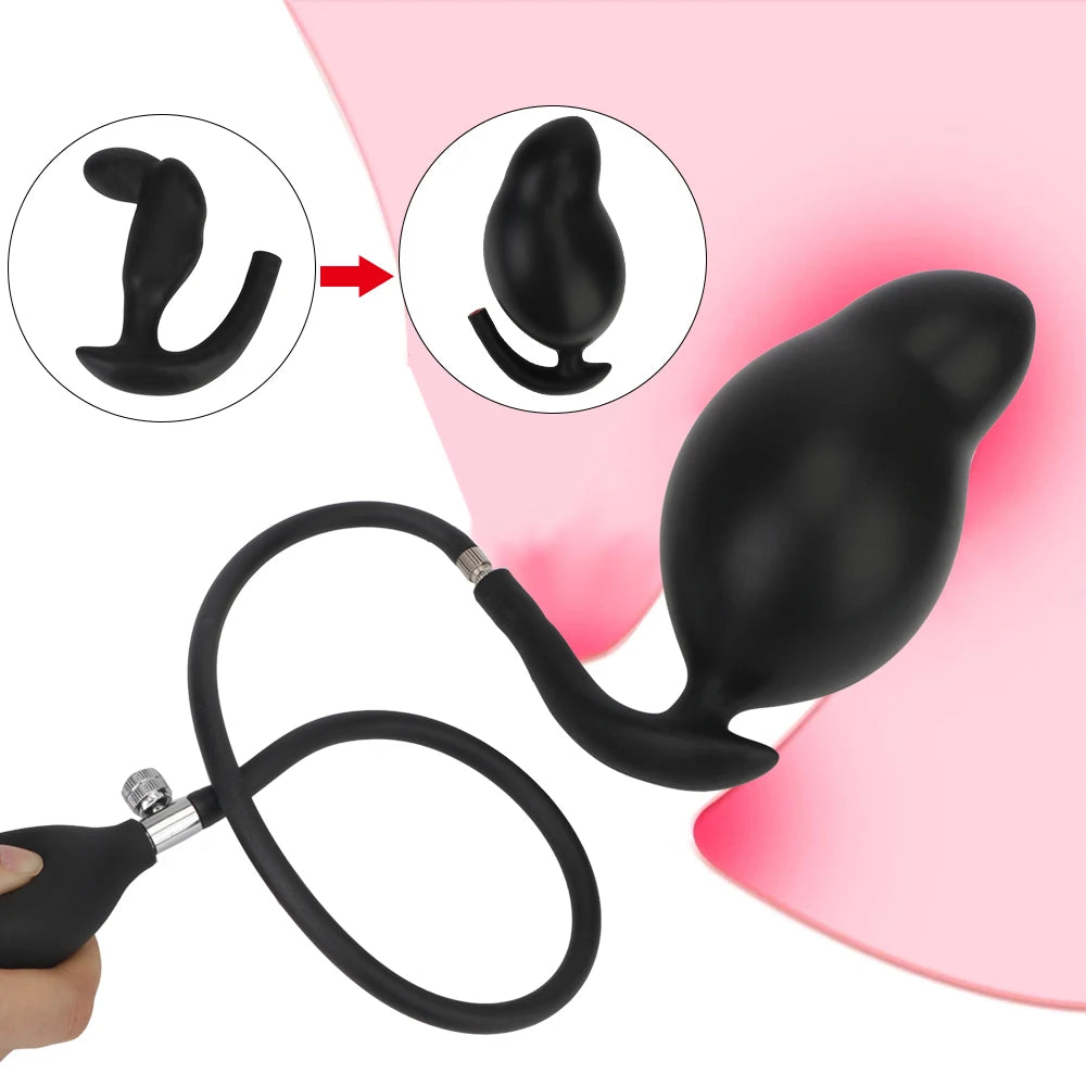 Inflatable Butt Plug Anal Dilator
