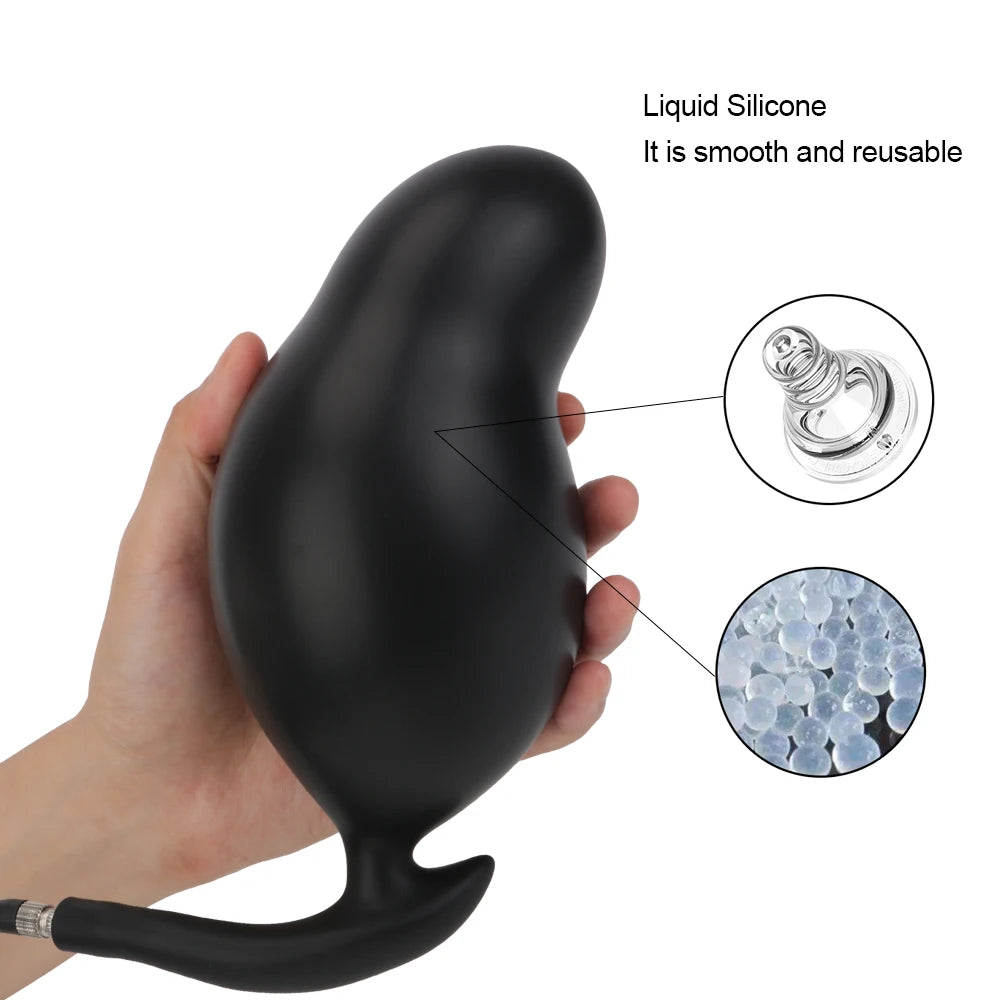 Inflatable Butt Plug Anal Dilator