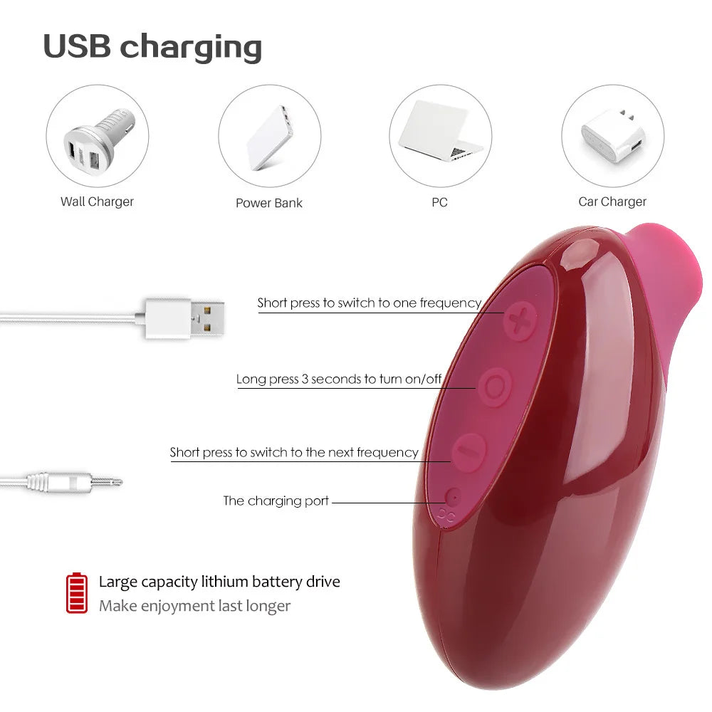 G-Spot Vibrator with Suction