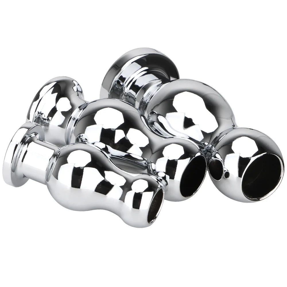 Hollow Stainless Steel Anal Plug – 3 Size Options