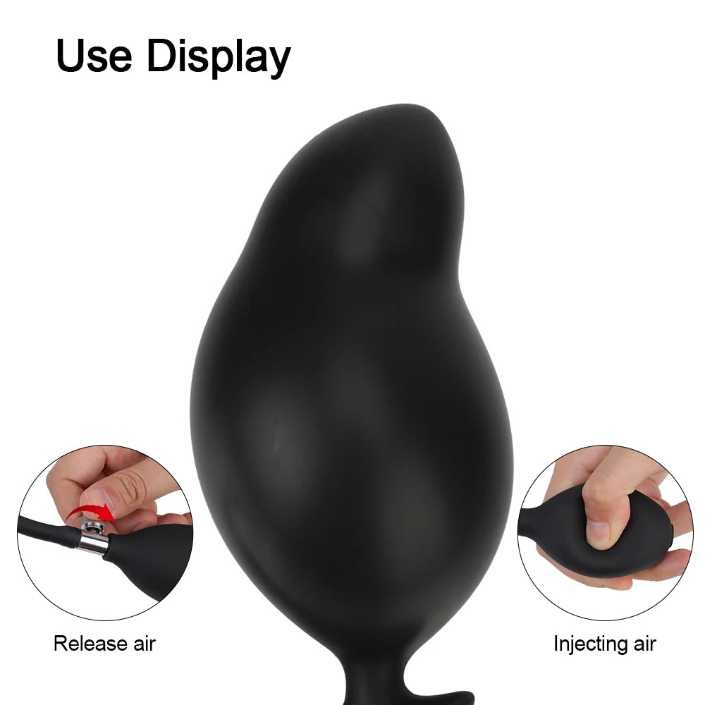 Inflatable Butt Plug Anal Dilator