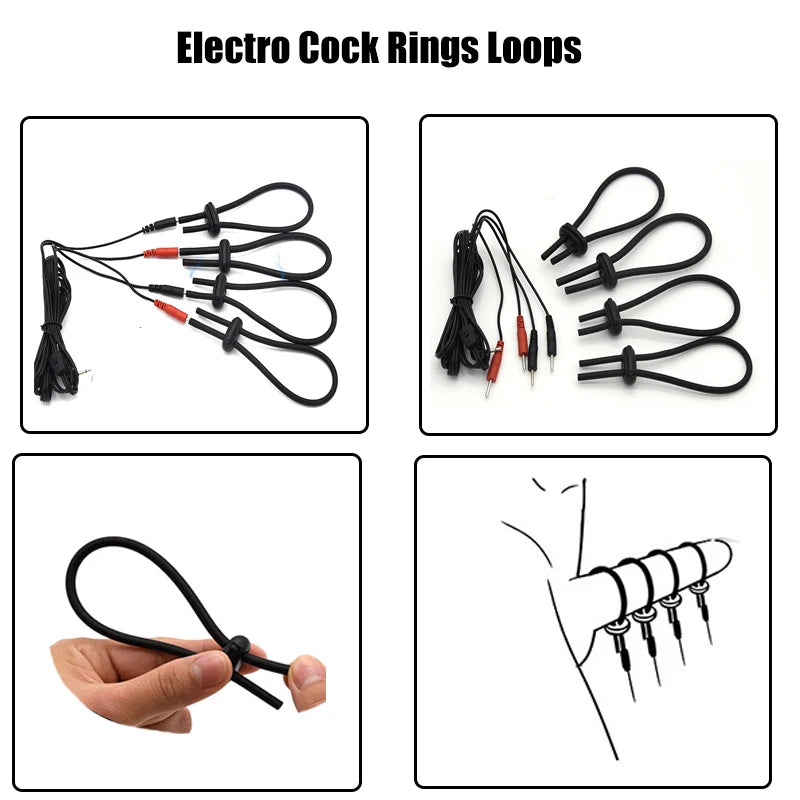 Electro Shock Penis Ring & Urethral Stimulator