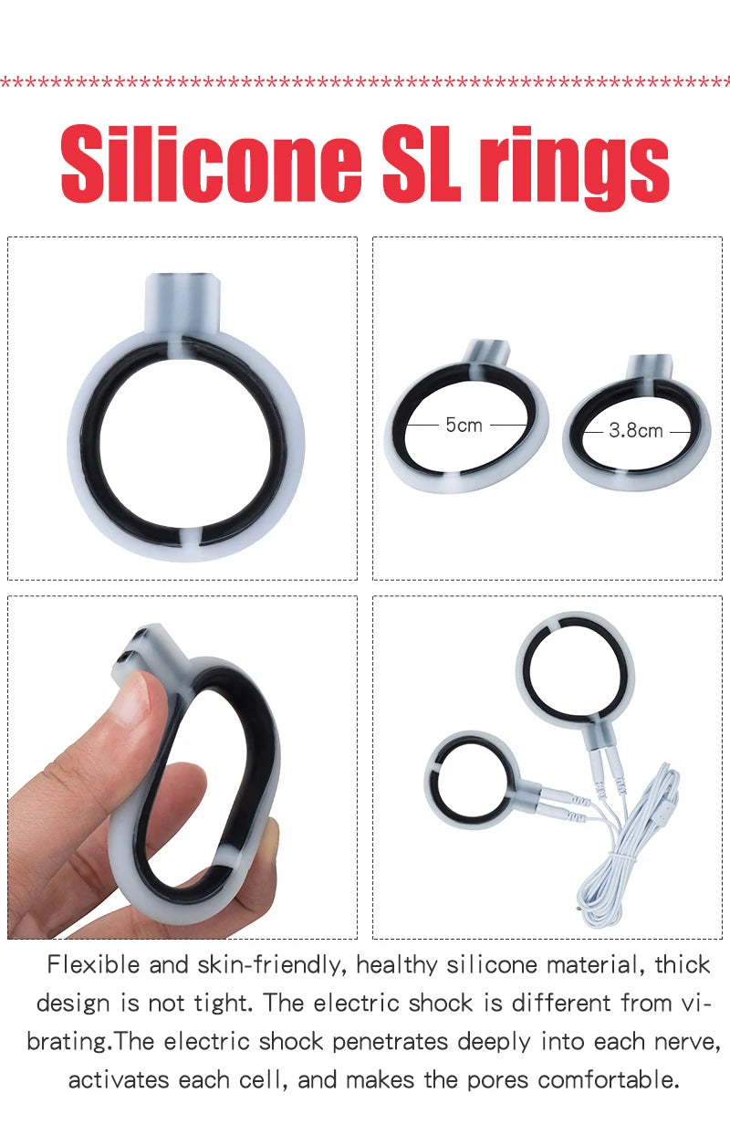 Electro Shock Penis Ring & Urethral Stimulator