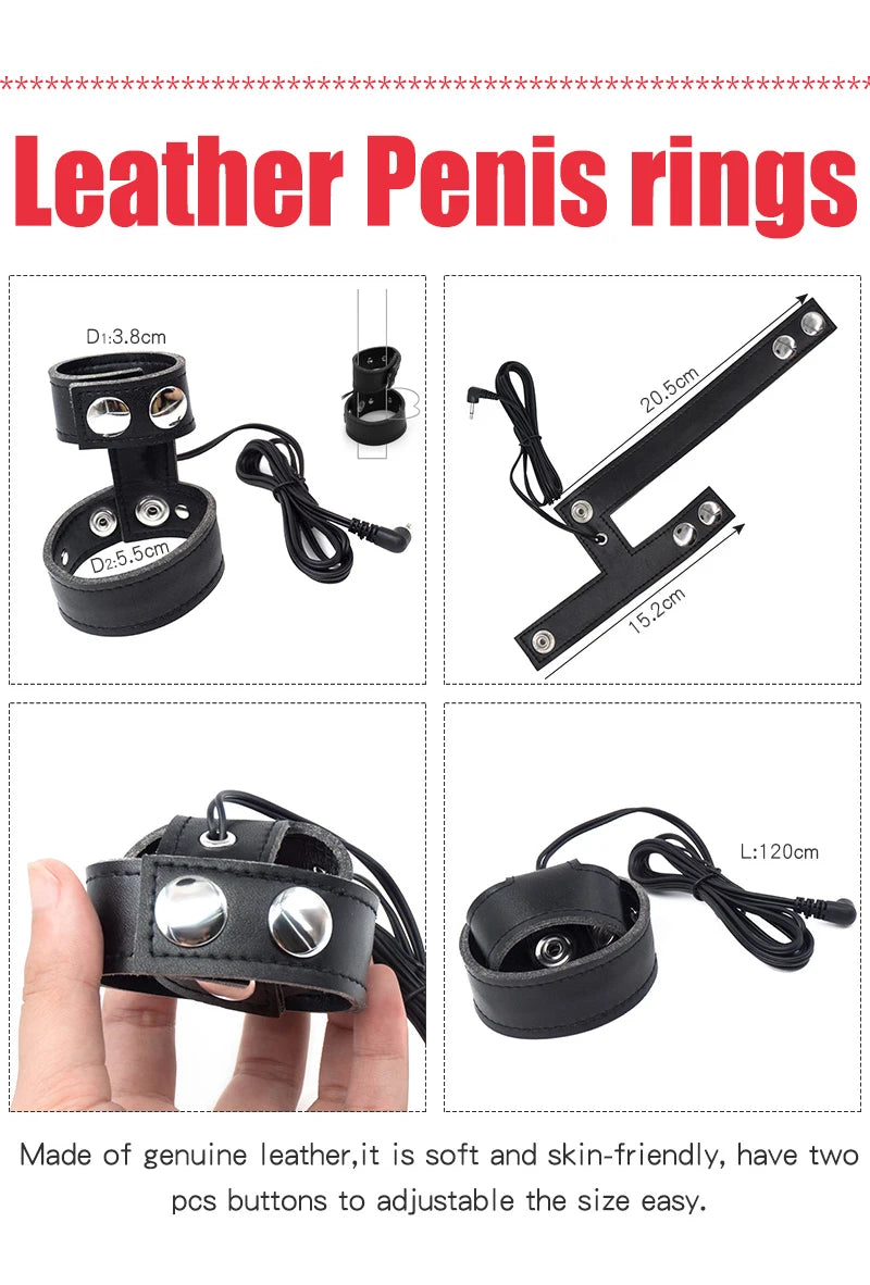 Electro Shock Penis Ring & Urethral Stimulator