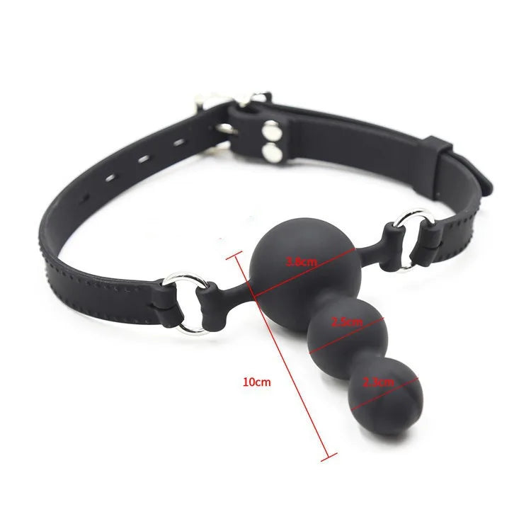 Silicone Ball Gag with Adjustable Strap