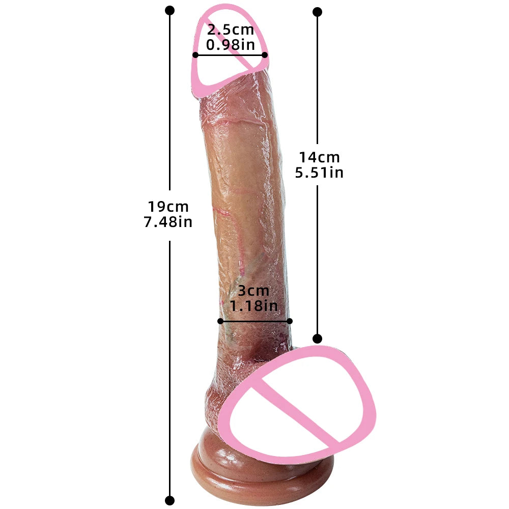 Super Big Realistic Dildo with Suction Cup
