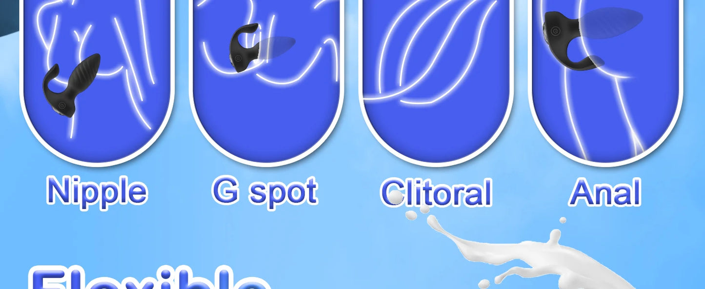 Dual Motor Anal Plug