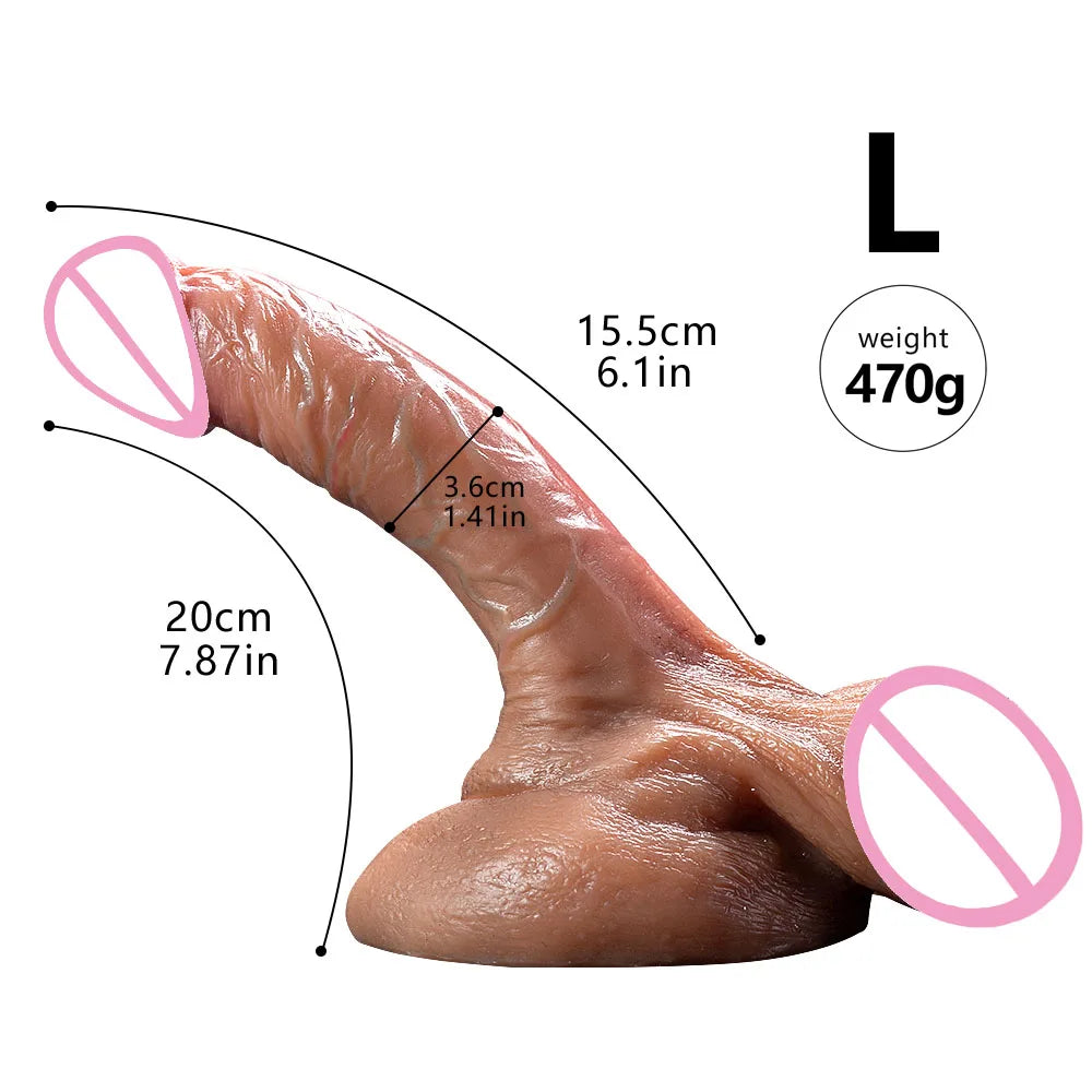 Super Big Realistic Dildo with Suction Cup