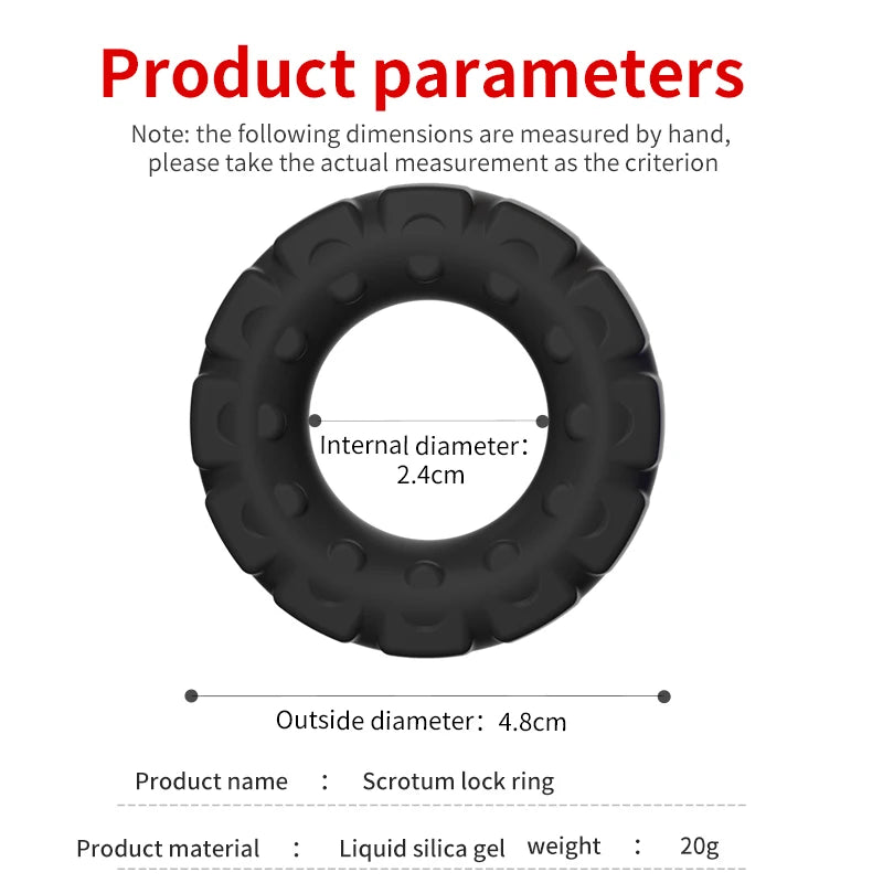 Silicone Cock Ring – Erection Enhancer & Delay Aid for Men