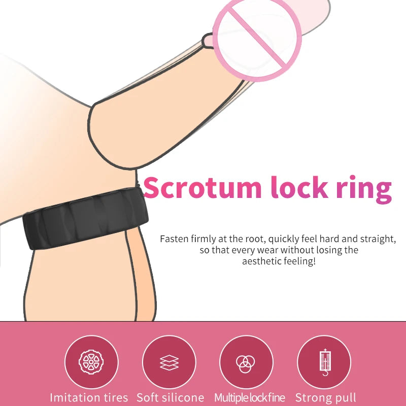 Silicone Cock Ring – Erection Enhancer & Delay Aid for Men