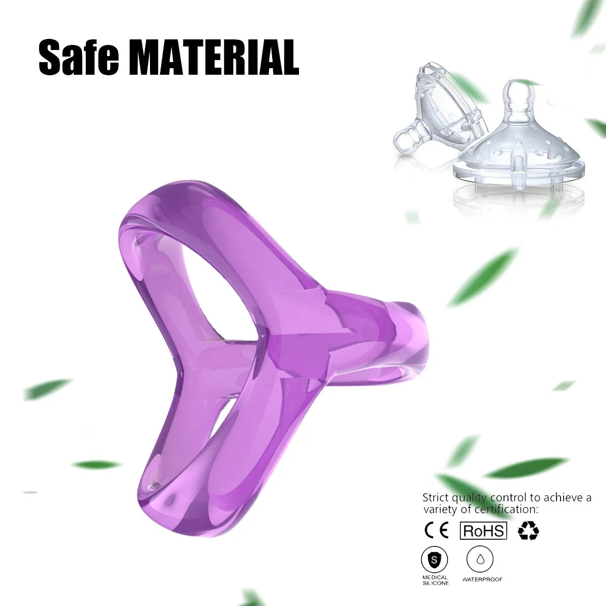 Silicone Cock Ring – Erection Enhancer & Delay Aid for Men