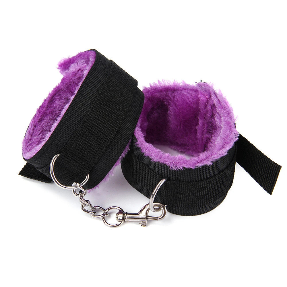 Plush Handcuff & Ankle Cuff Set
