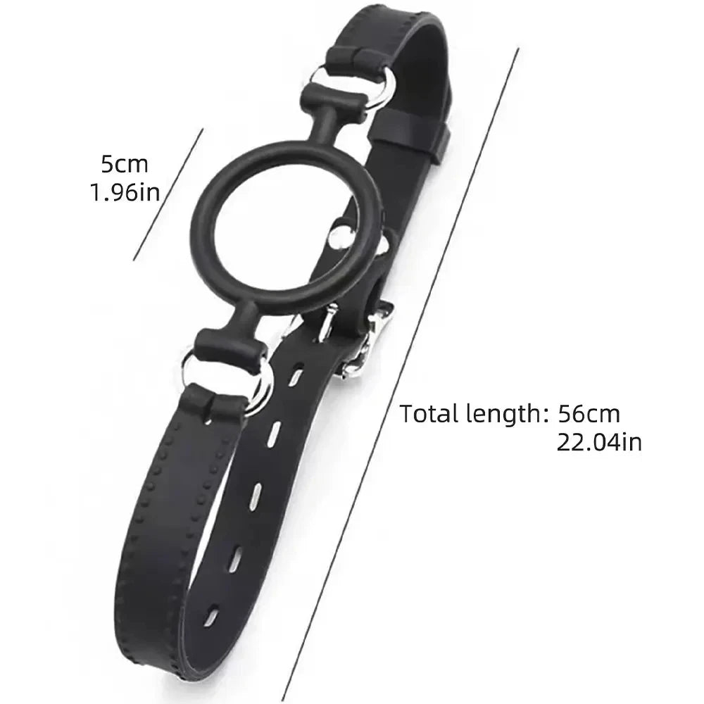Silicone Ball Gag with Adjustable Strap