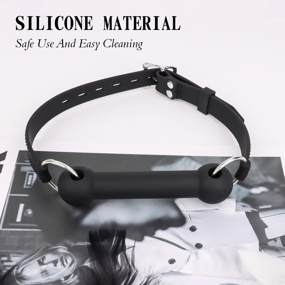 Silicone Ball Gag with Adjustable Strap