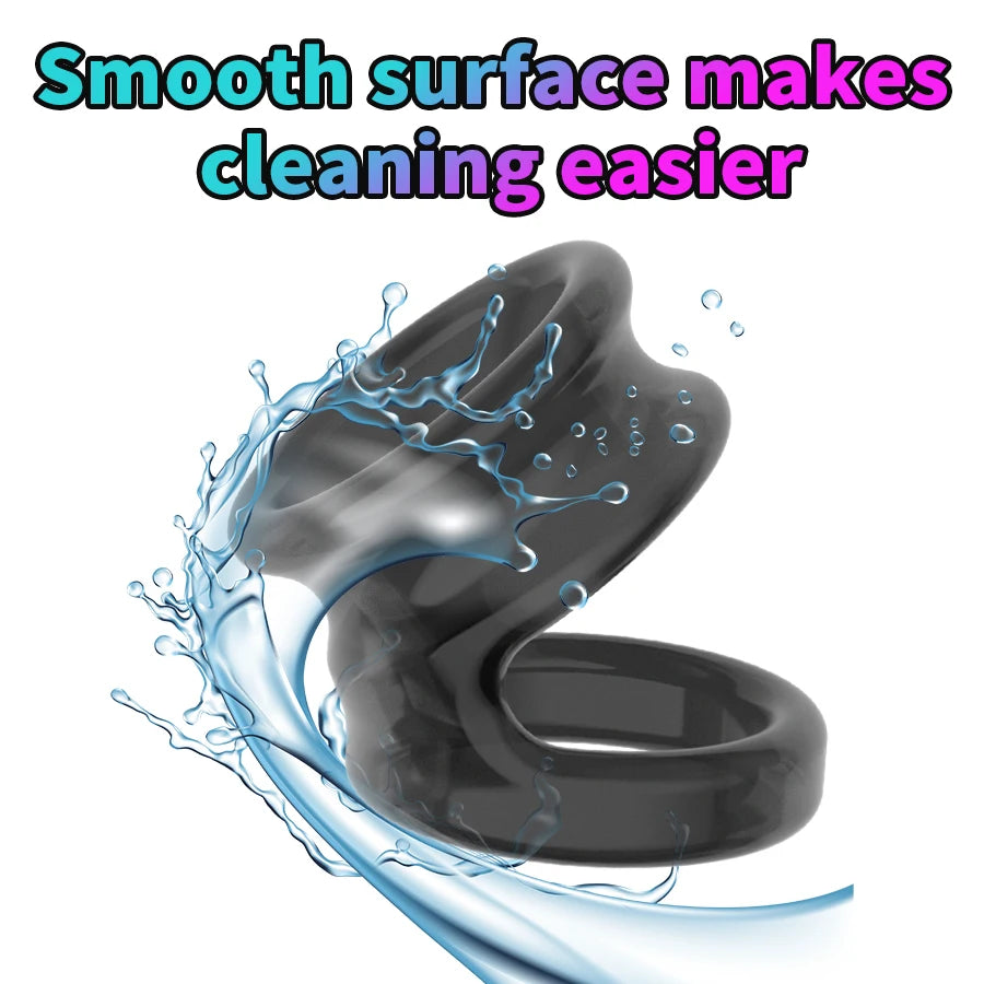 Silicone Cock Ring – Erection Enhancer & Delay Aid for Men
