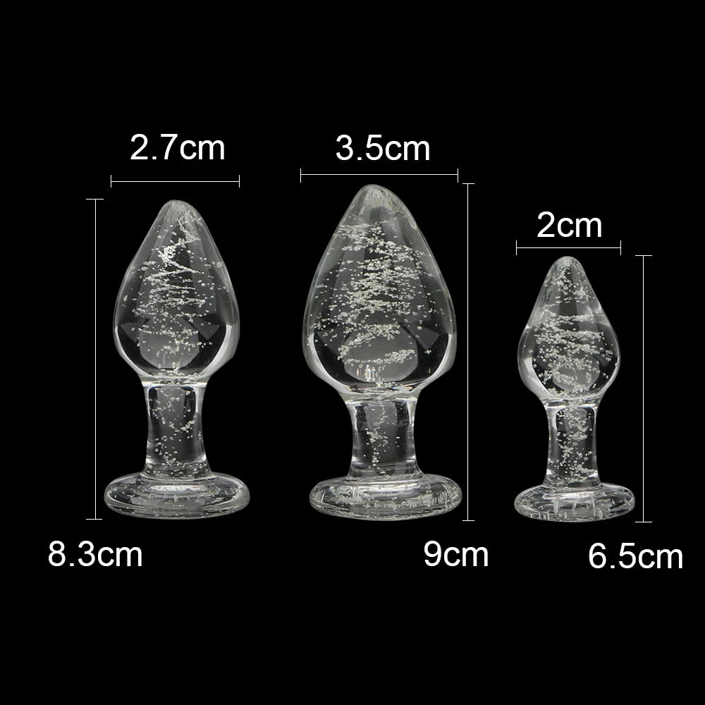 Glass Anal Plug