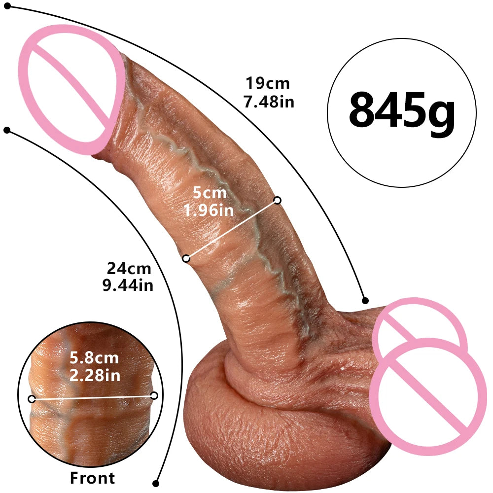 Super Big Realistic Dildo with Suction Cup