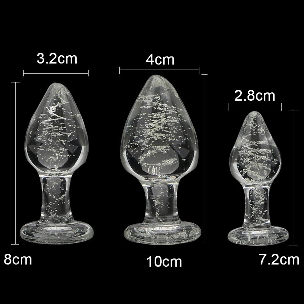 Glass Anal Plug