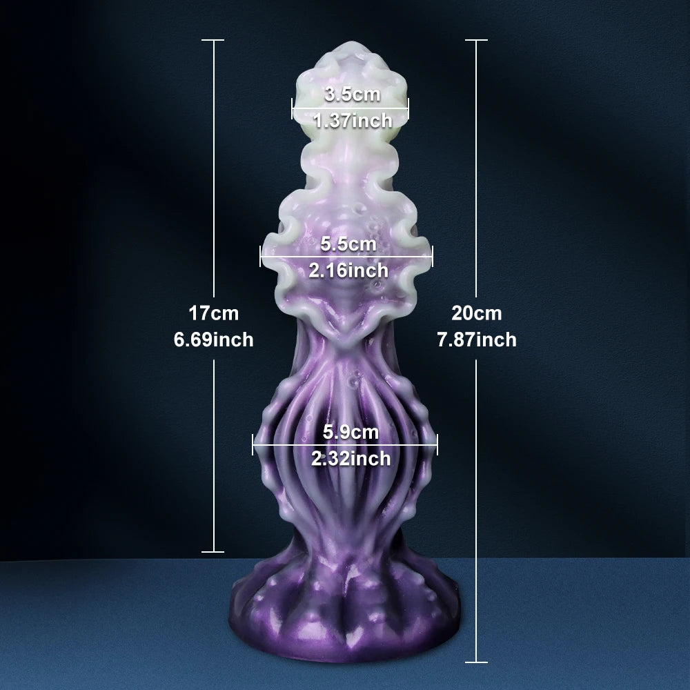 Huge Monster Dildo with Raised Texture