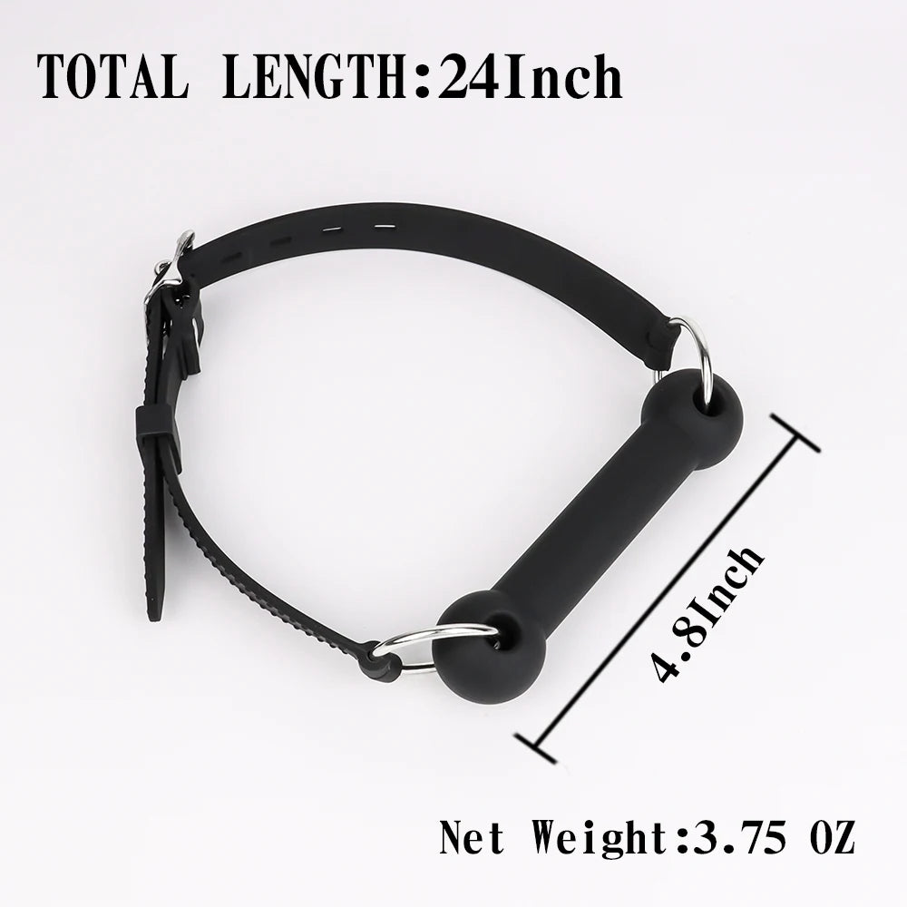 Silicone Ball Gag with Adjustable Strap