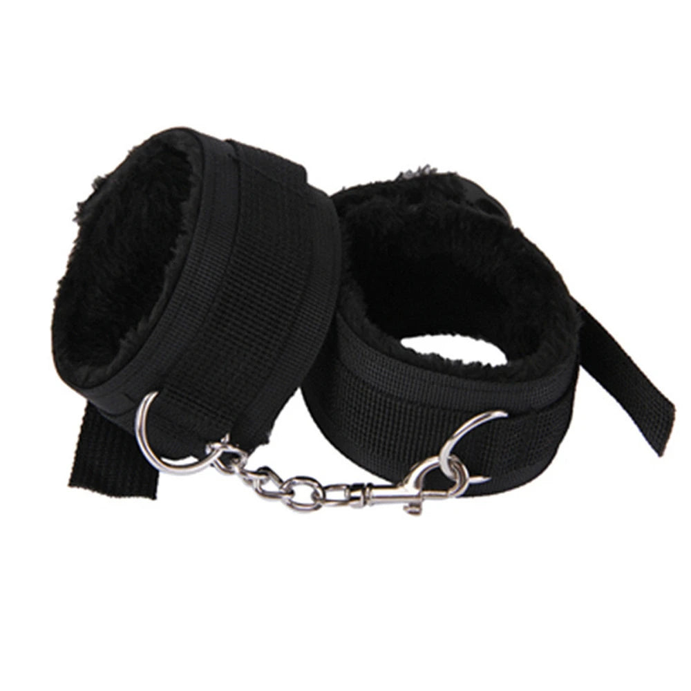 Plush Handcuff & Ankle Cuff Set