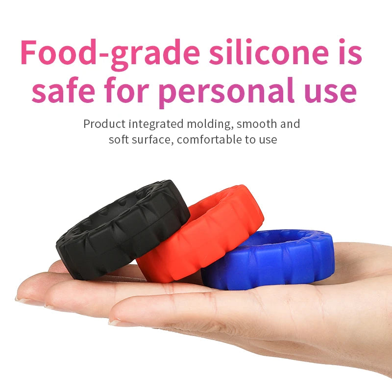Silicone Cock Ring – Erection Enhancer & Delay Aid for Men