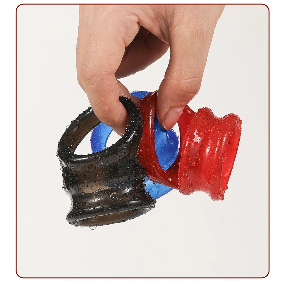Silicone Cock Ring – Erection Enhancer & Delay Aid for Men