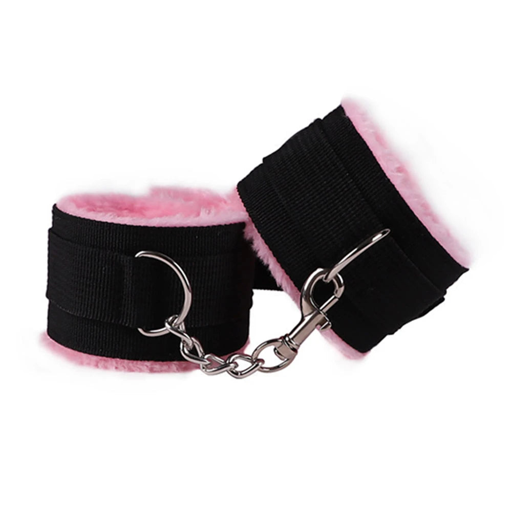 Plush Handcuff & Ankle Cuff Set