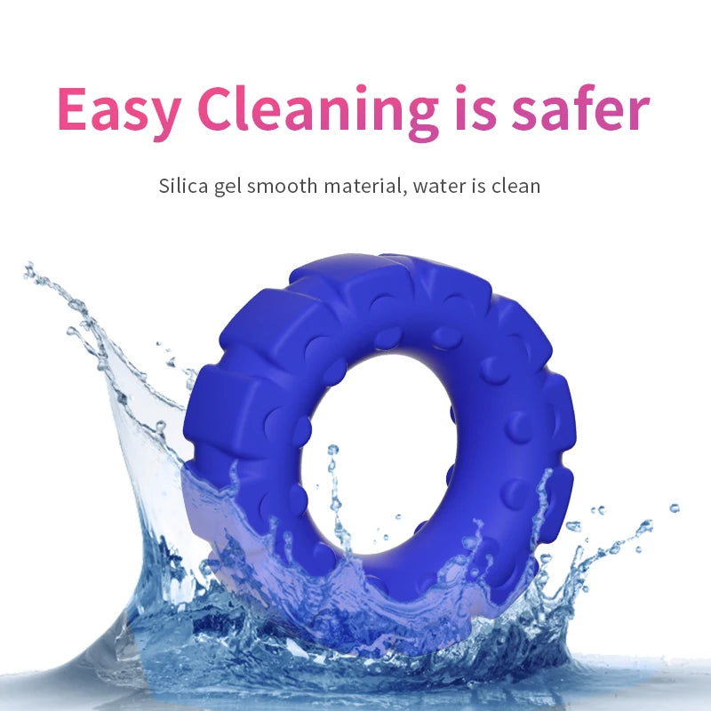 Silicone Cock Ring – Erection Enhancer & Delay Aid for Men