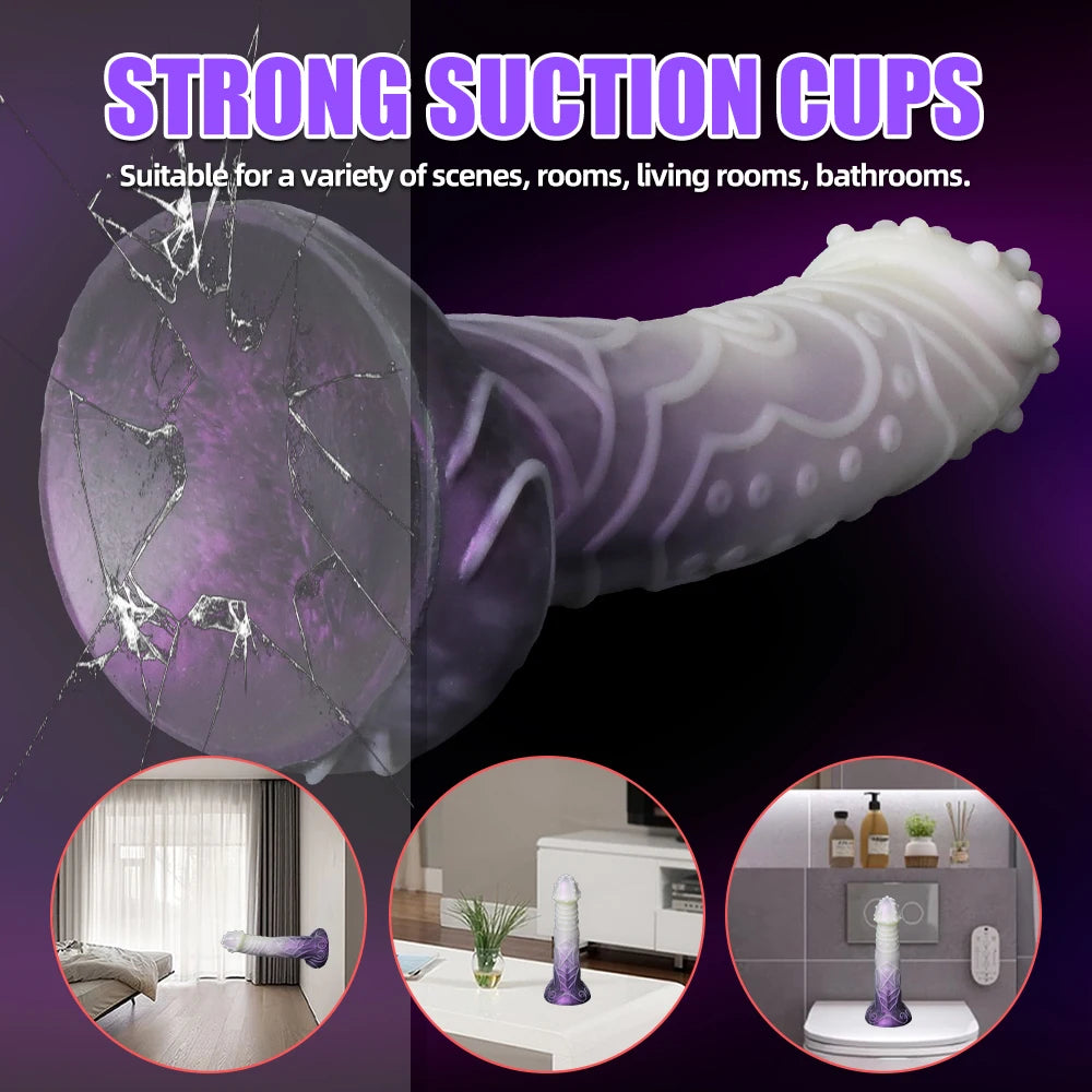 Huge Monster Dildo with Raised Texture