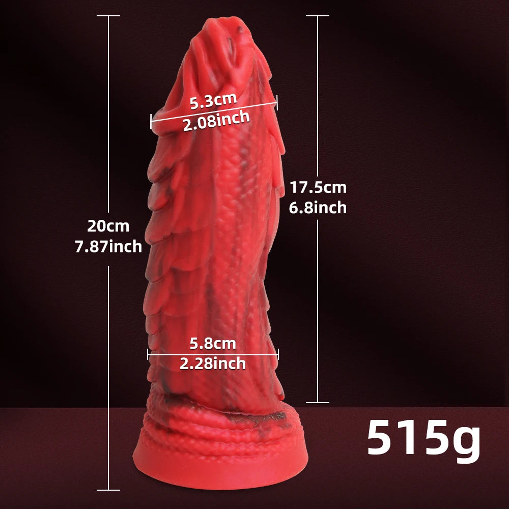 Huge Monster Dildo with Raised Texture