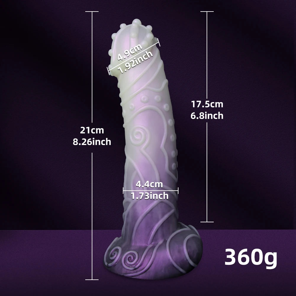 Huge Monster Dildo with Raised Texture