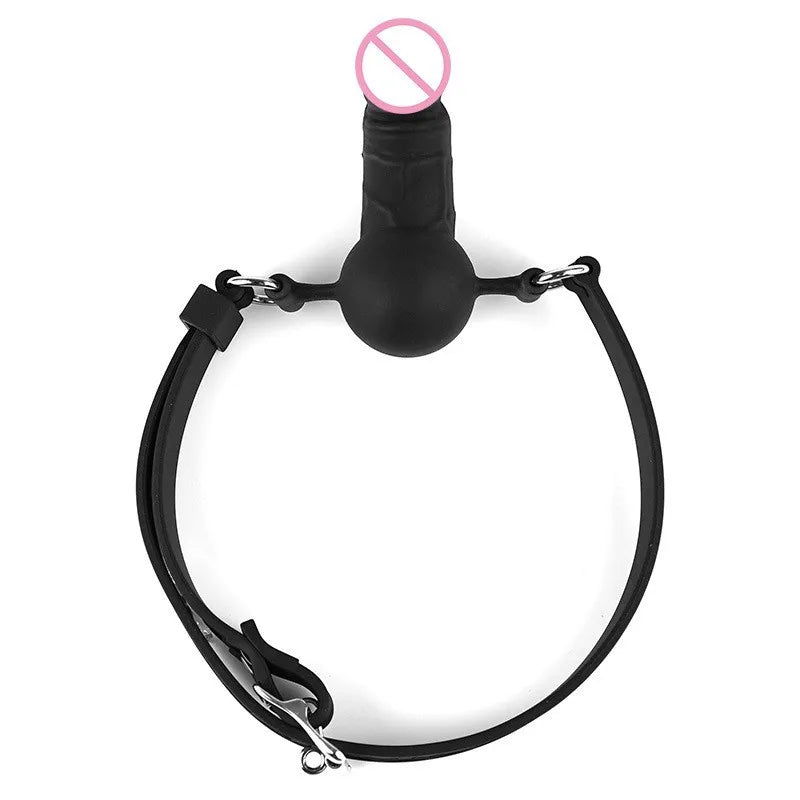 Silicone Ball Gag with Adjustable Strap