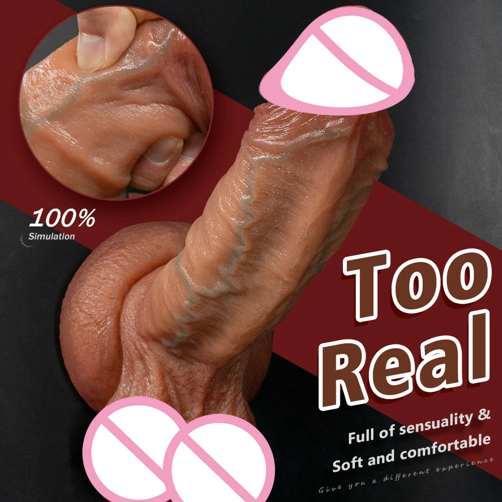 Super Big Realistic Dildo with Suction Cup