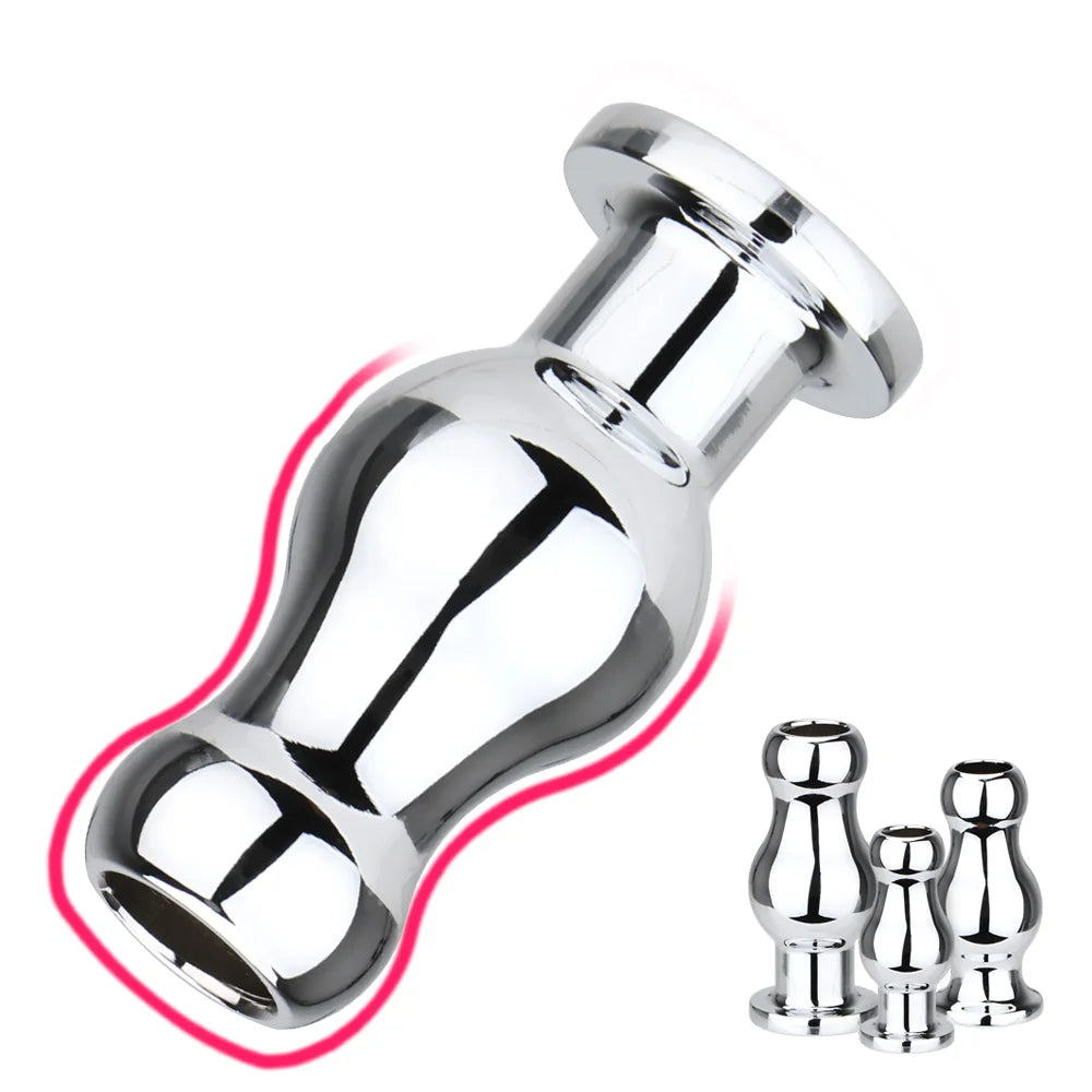 Hollow Stainless Steel Anal Plug – 3 Size Options