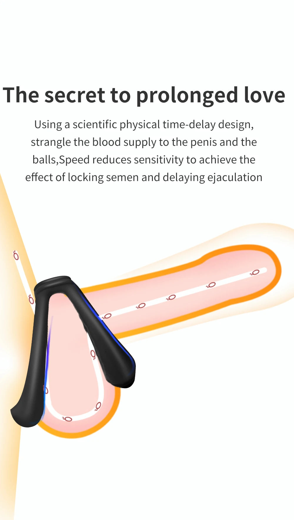Silicone Cock Ring – Erection Enhancer & Delay Aid for Men