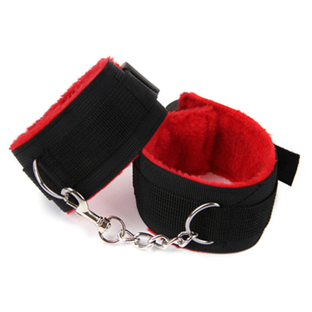Plush Handcuff & Ankle Cuff Set