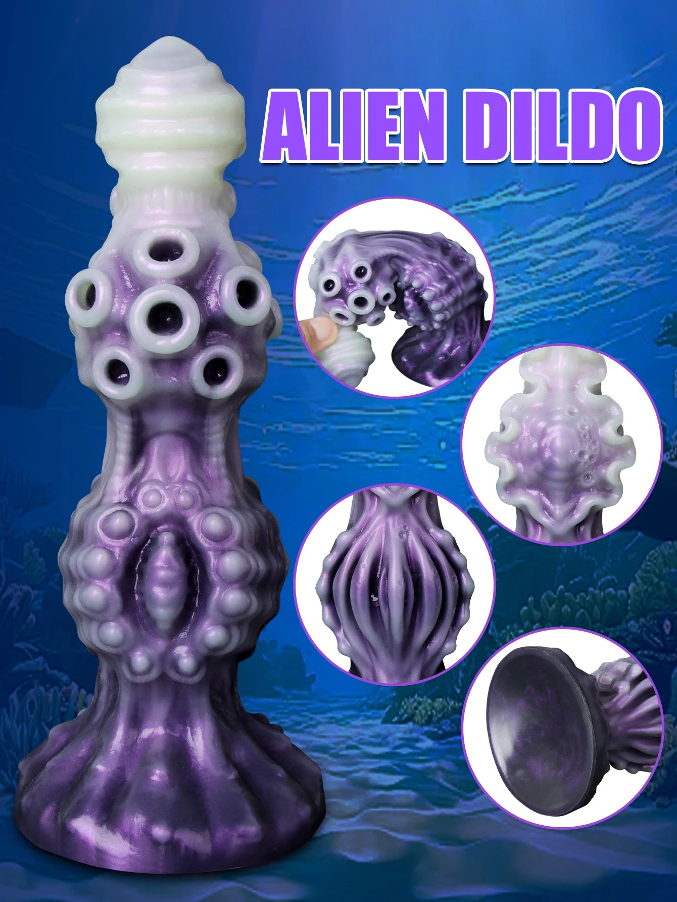 Huge Monster Dildo with Raised Texture