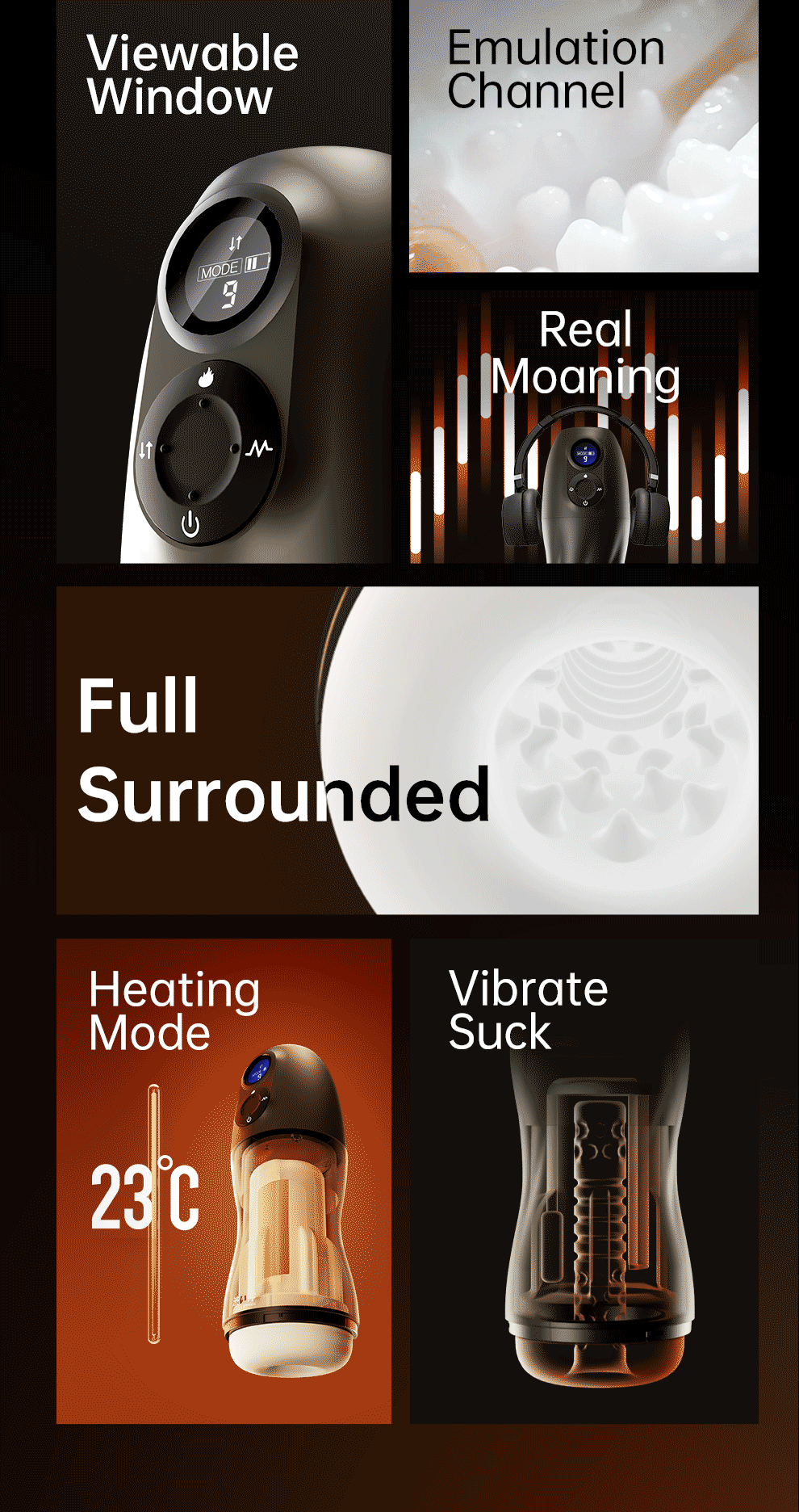 Smart Suction & Vibration Stroker