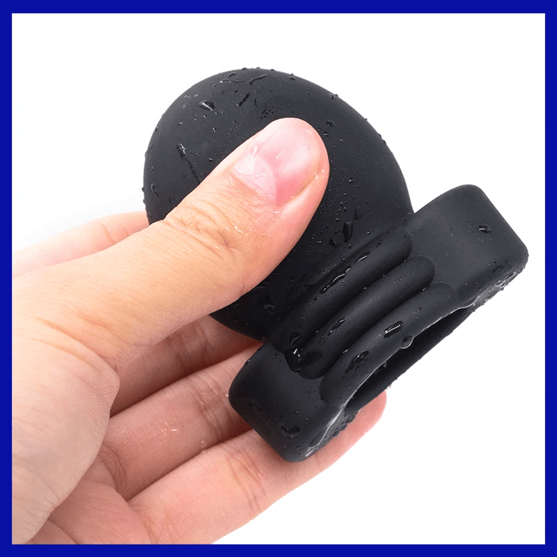 Electric Shock Glans Trainer Massage Cup Penis Stimulator Cock Rings Scrotum Bound Sleeves Male Chasity Cock Cage Bdsm Sex Toys