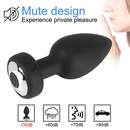 Remote-Controlled Vibrating Anal Plug