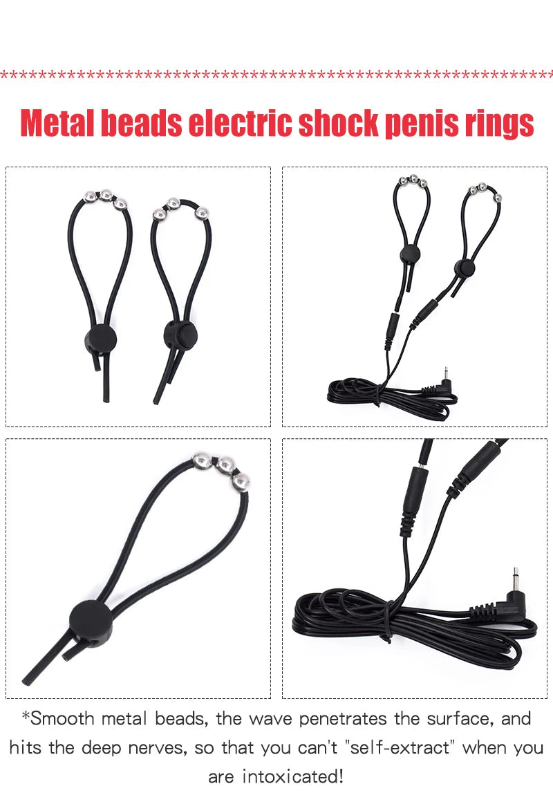Electro Shock Penis Ring & Urethral Stimulator
