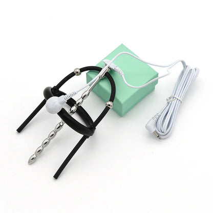 Electro Shock Penis Ring & Urethral Stimulator