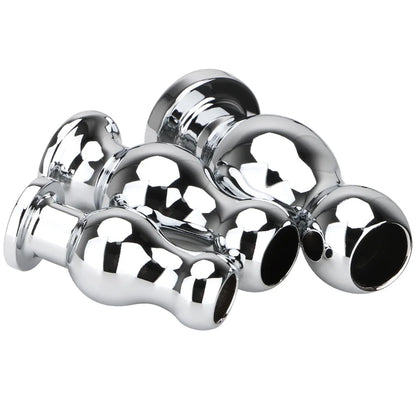 Hollow Stainless Steel Anal Plug – 3 Size Options