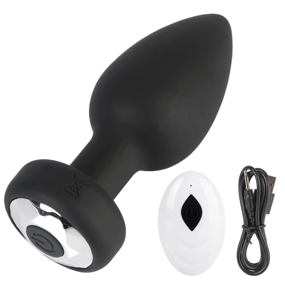 Remote-Controlled Vibrating Anal Plug