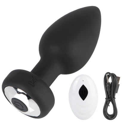 Remote-Controlled Vibrating Anal Plug