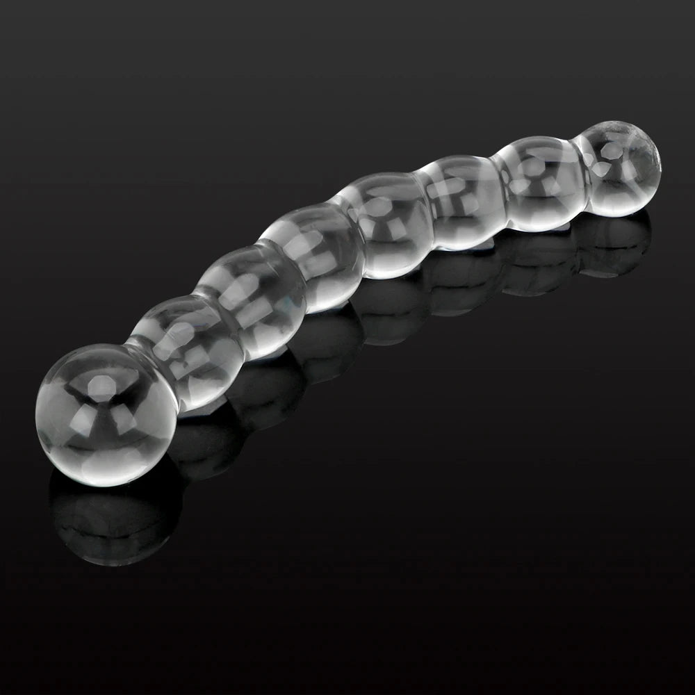 Transparent Glass Anal Plug