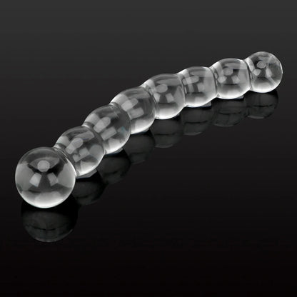 Transparent Glass Anal Plug