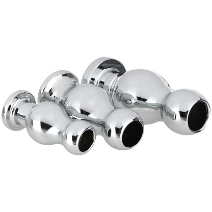 Hollow Stainless Steel Anal Plug – 3 Size Options